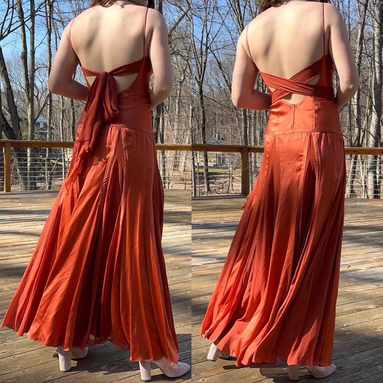 Vintage Orange Dress