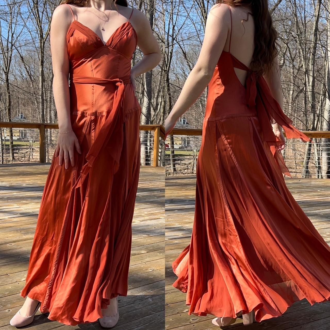 Vintage Orange Dress