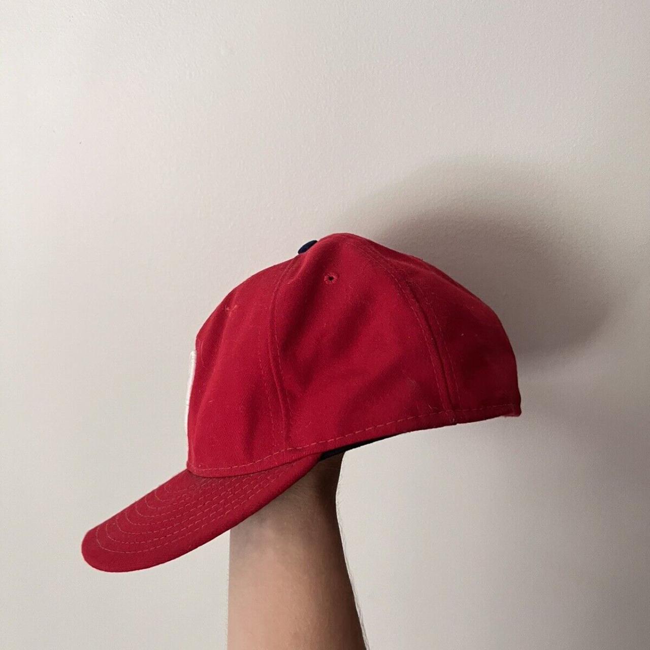 Two Toned Phillies Fitted Hat 7 3/8 Custom made - Depop