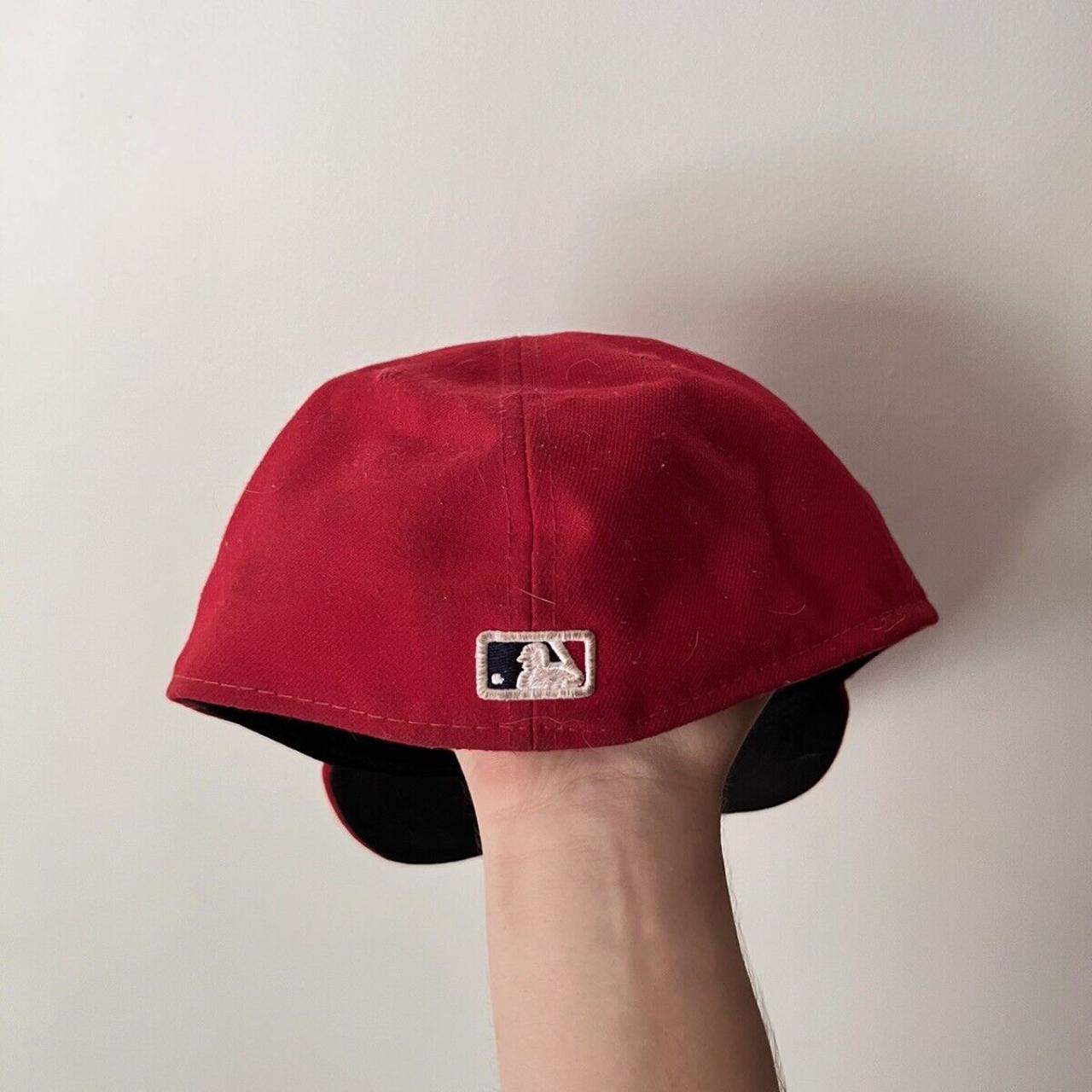 Two Toned Phillies Fitted Hat 7 3/8 Custom made - Depop