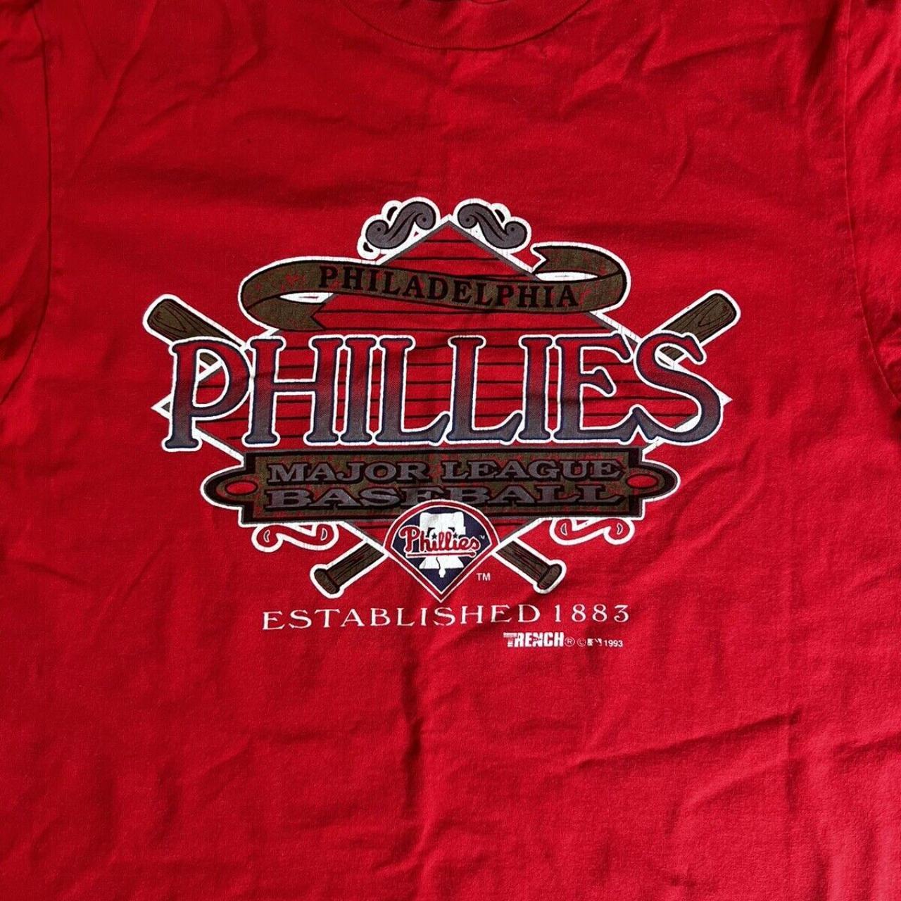 Vintage 90's MLB Philadelphia Phillies Jersey Size - Depop