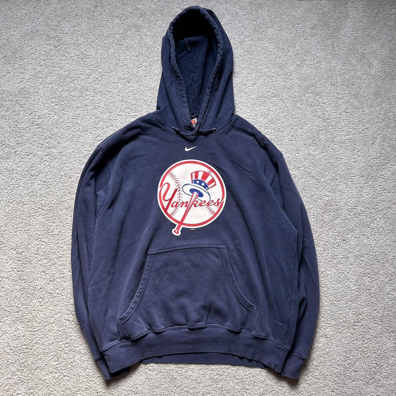 early 2000s nike new york yankees center swoosh boxy... - Depop