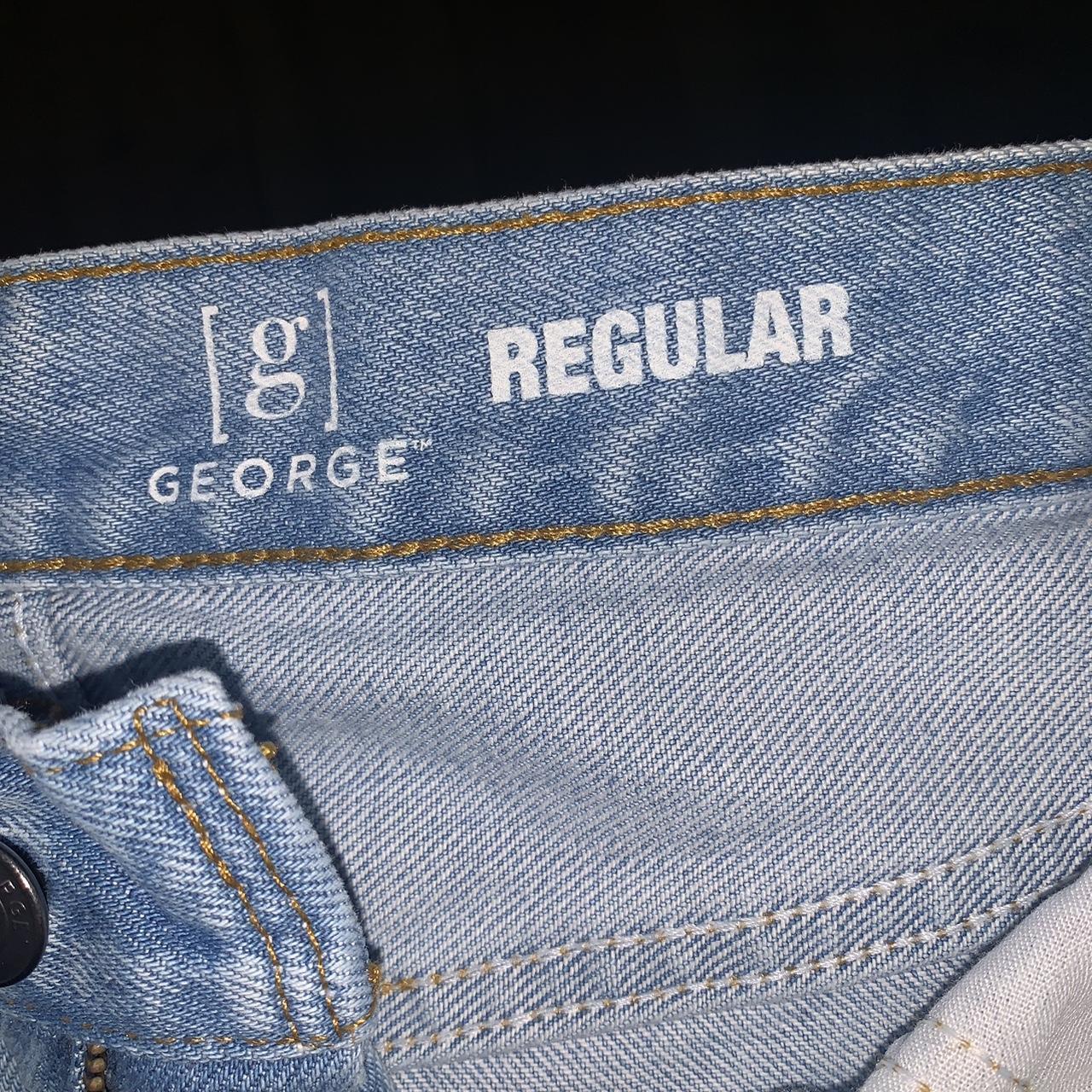 george’s jeans regular fit no rips 30x30 - Depop