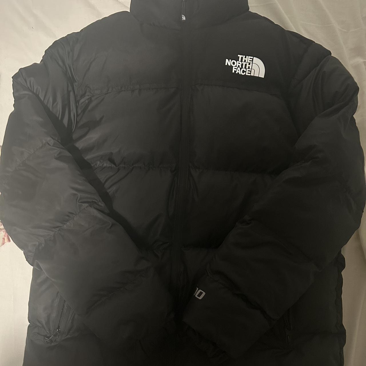 Black North Face Puffer Size L Worn once Perfect... - Depop