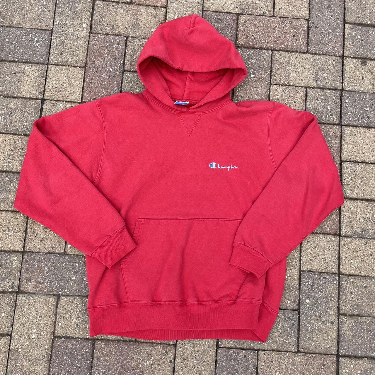 Item: vintage champion hoodie Description: near... - Depop