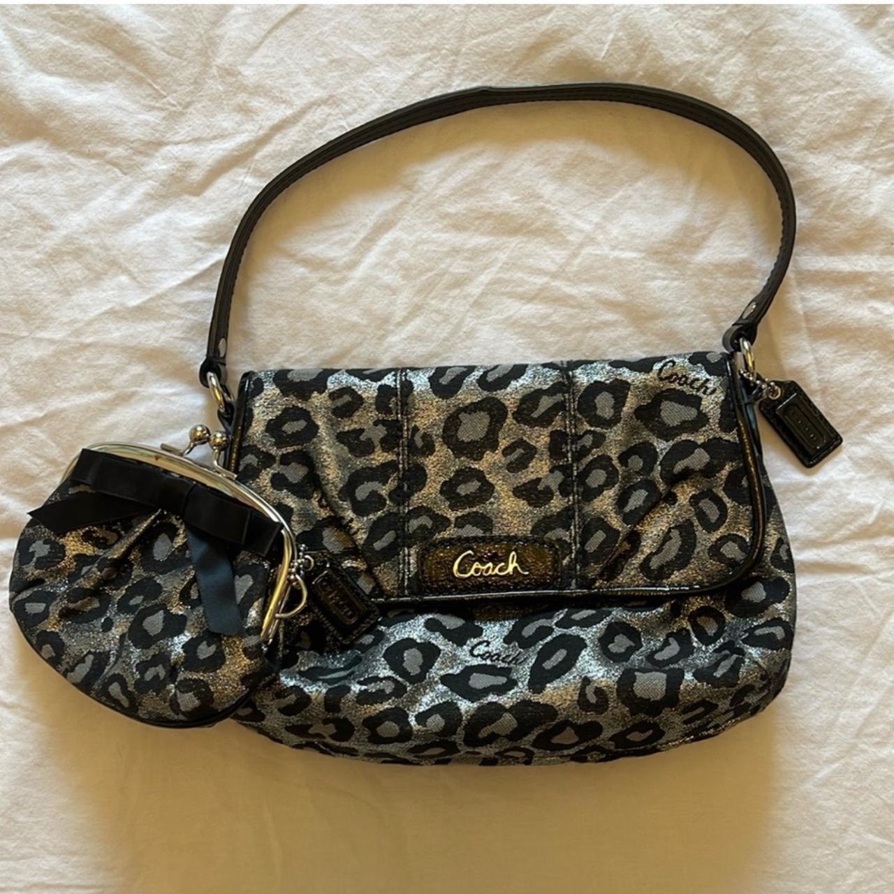 Coach leopard purse online