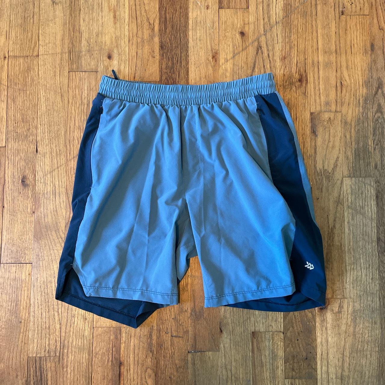 All in Motion Men's Navy and Blue Shorts | Depop