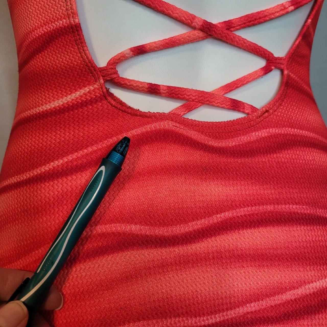 Vintage La Blanca One Piece High Cut Open Back... Depop