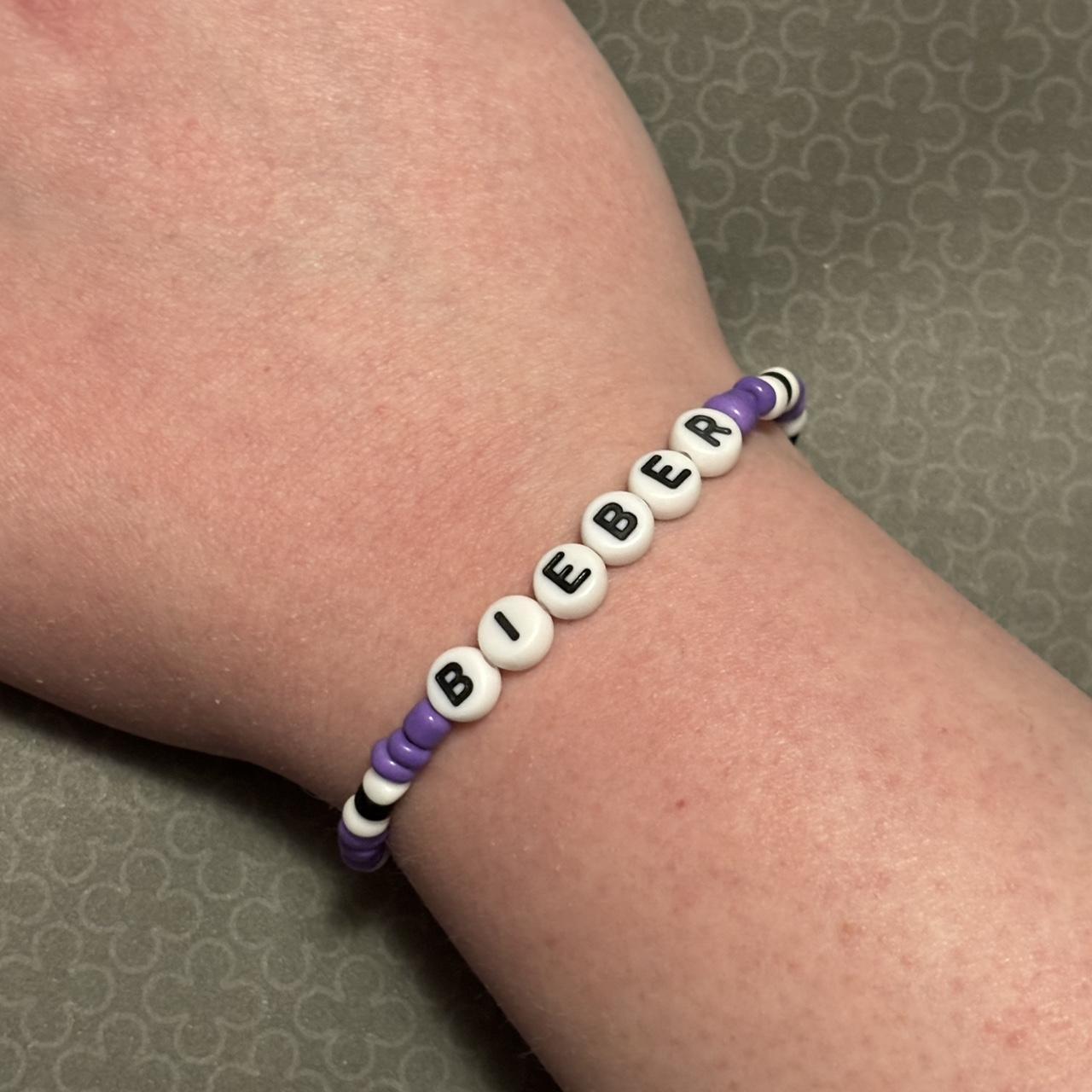 Justin Bieber “BIEBER” bracelet Can be made to | Depop