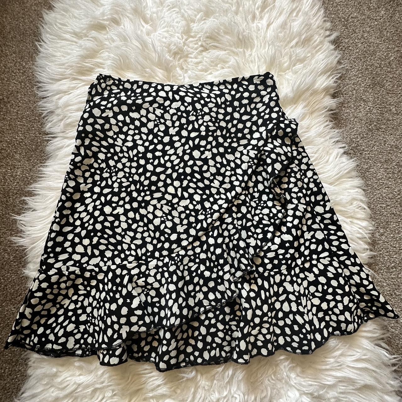 Cheetah tie clearance skirt