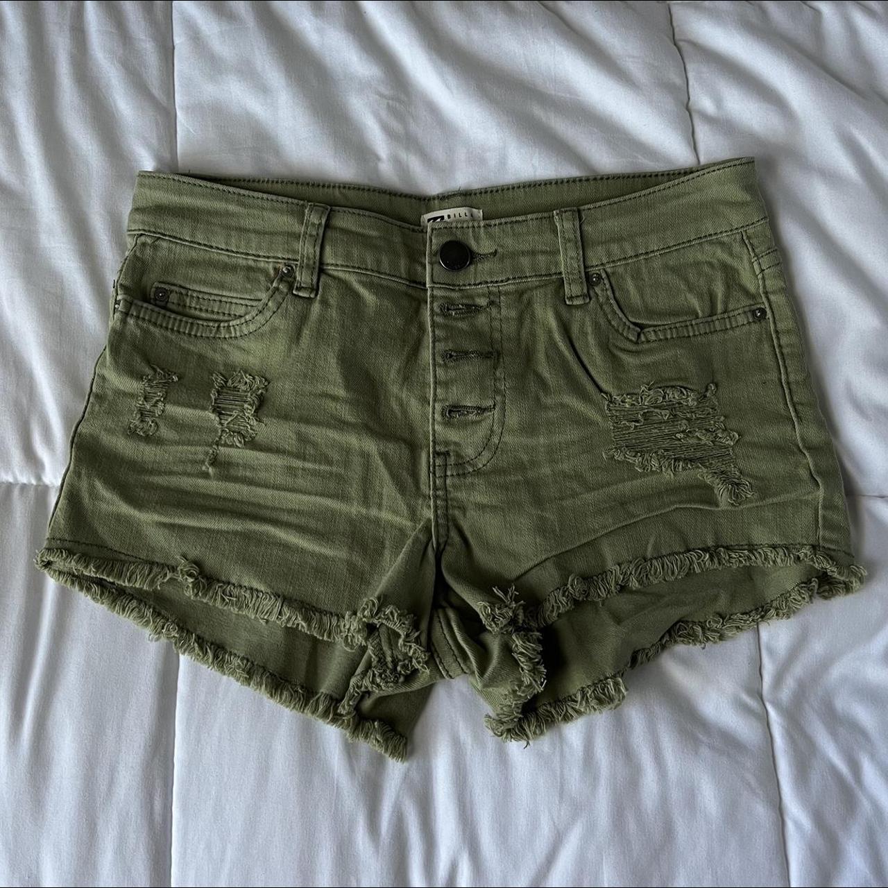 Billabong Women's Green and Khaki Shorts