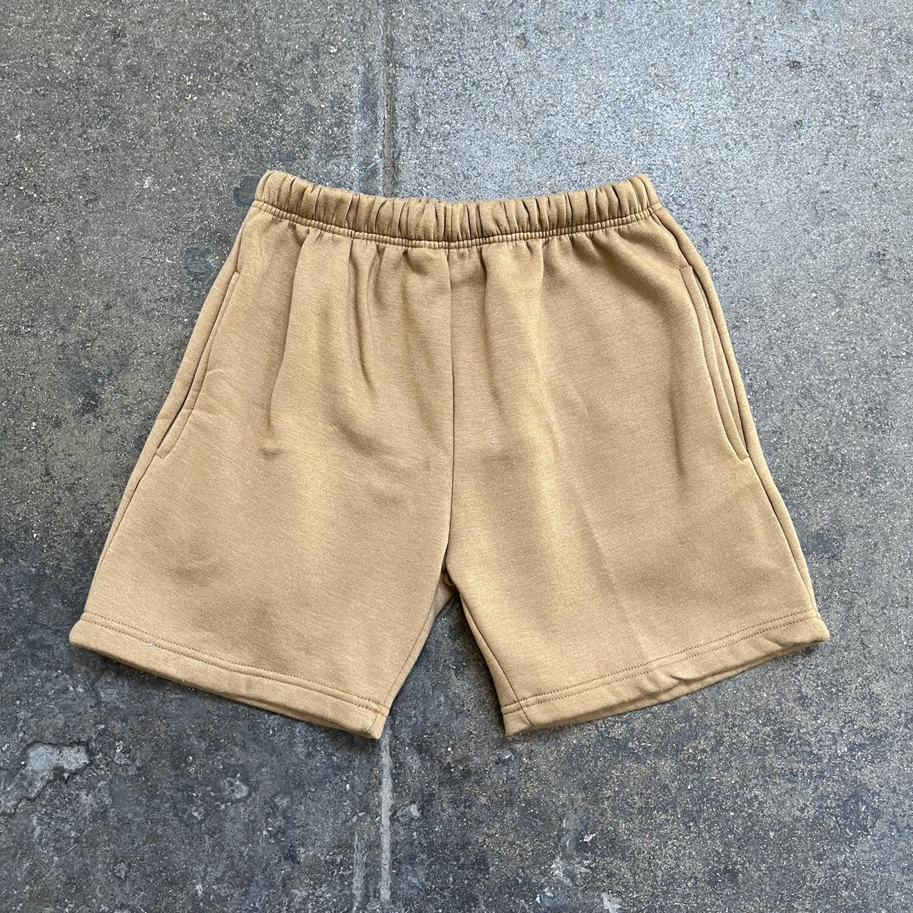 Fleece Sweat Shorts Tan Multiple sizes and colors... - Depop