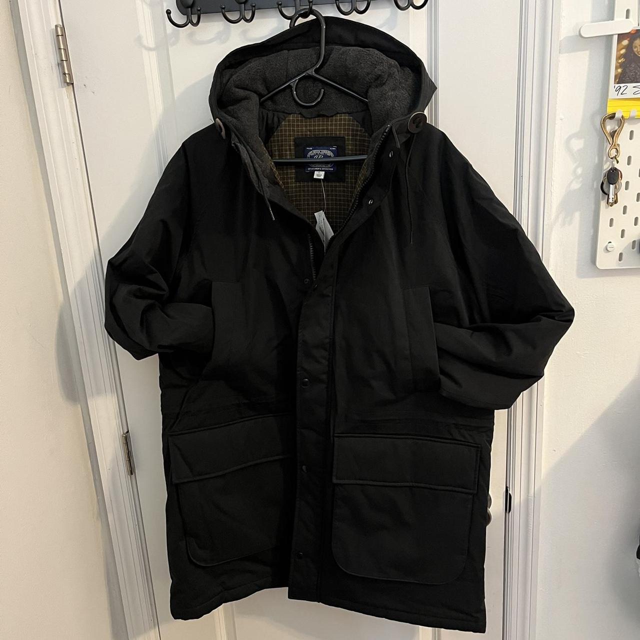 J.Crew Men's Black Coat | Depop