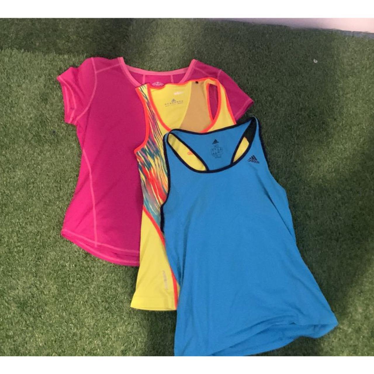 Adidas neon clearance tops