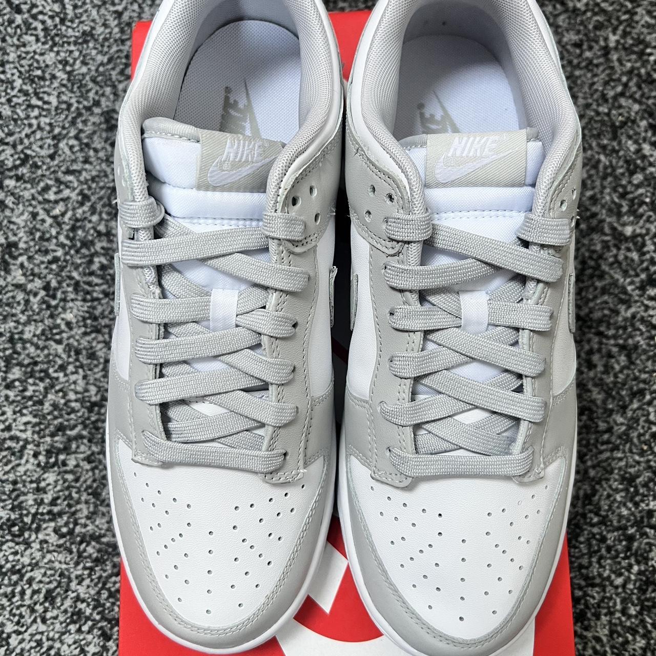 mens grey and white nike shoes