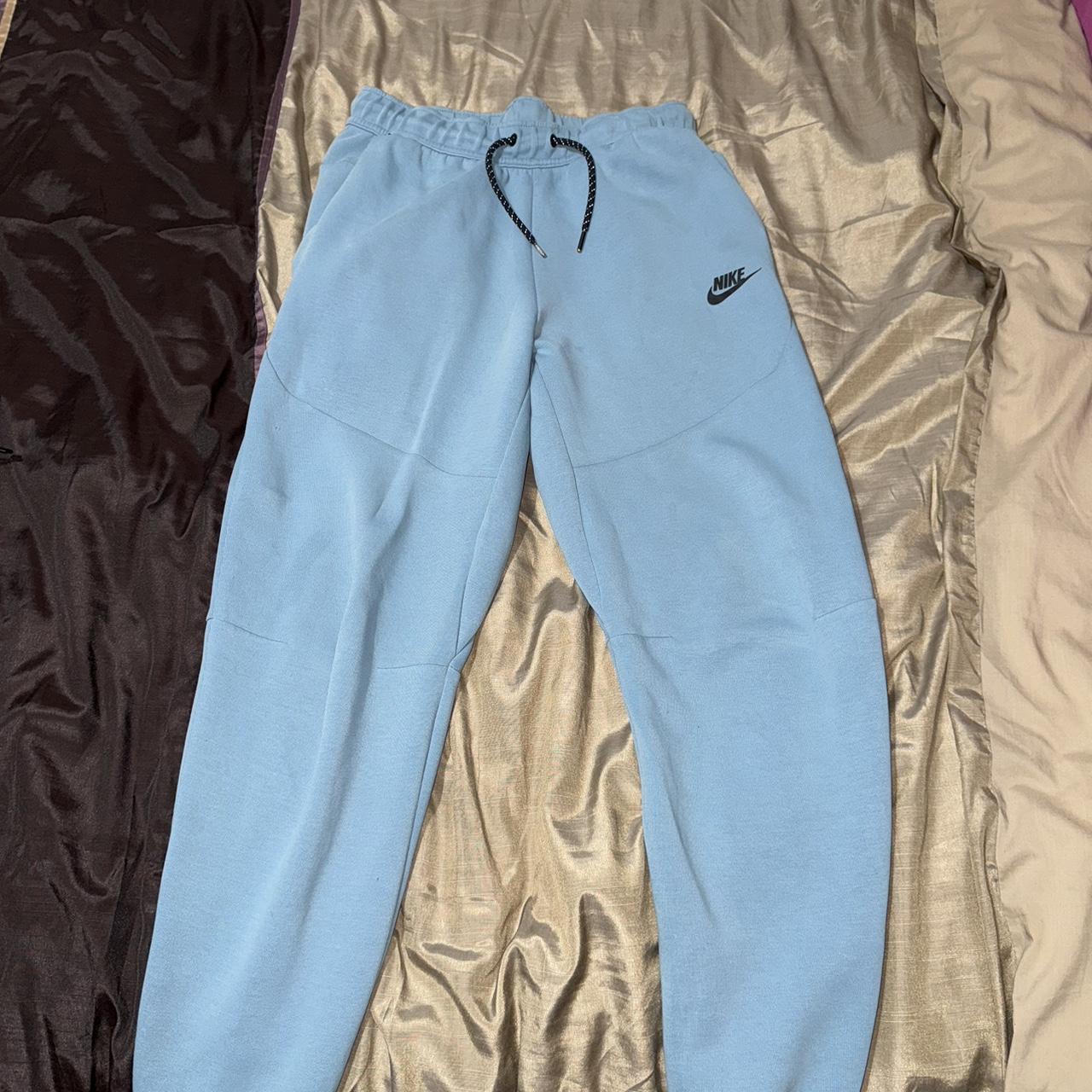 Baby blue nike tech fleece tracksuit, size S, good... - Depop