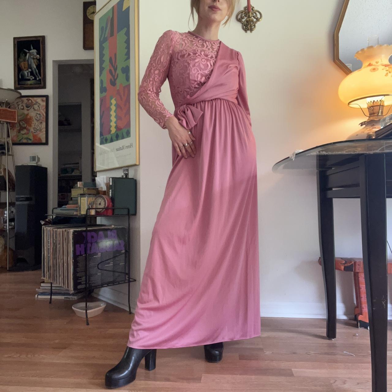 Jcpenney dusty shop rose dress