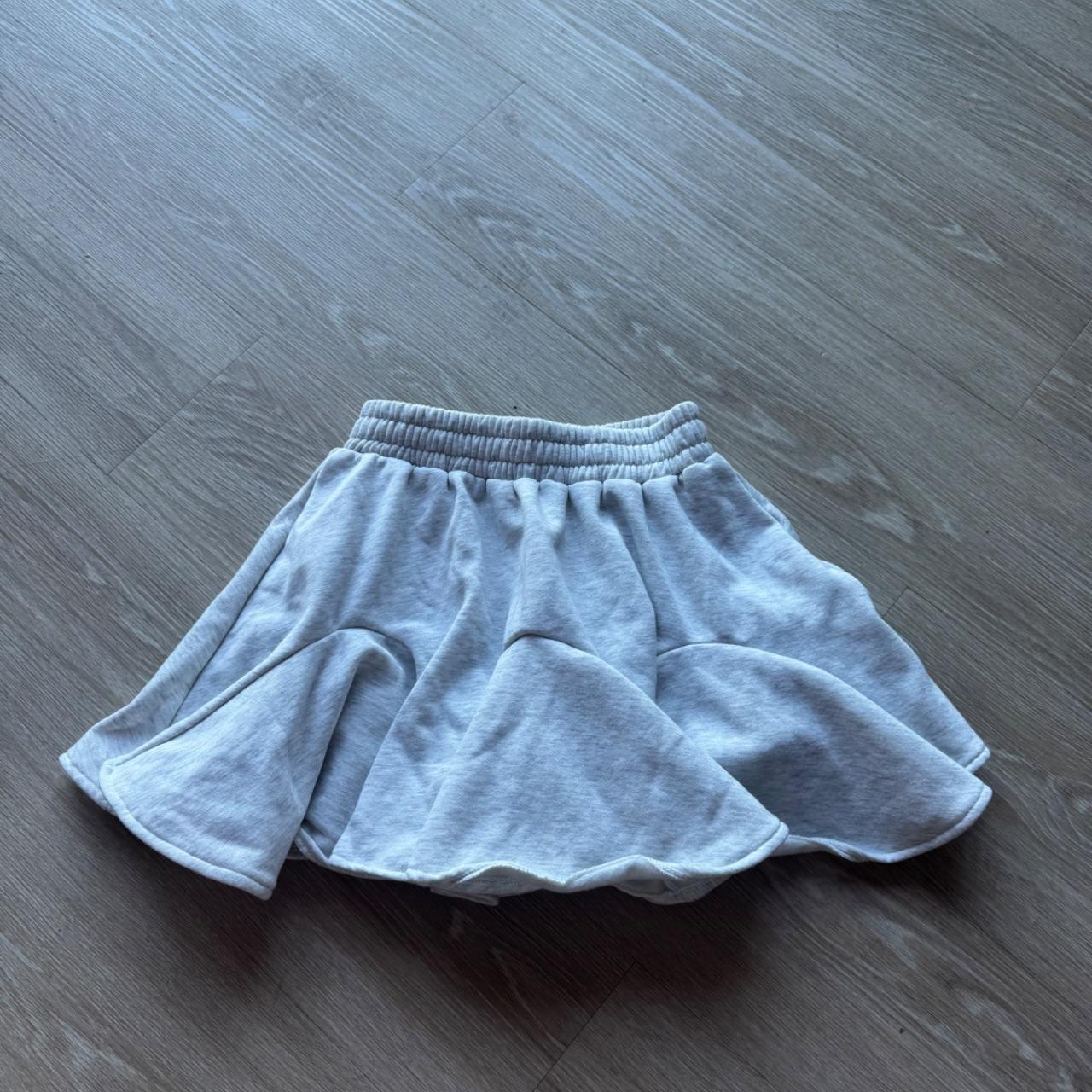 Source Unknown Women's Skirt - Grey/White - M – (… - image 1