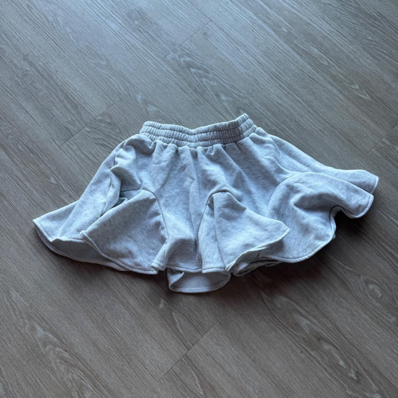 Source Unknown Women's Skirt - Grey/White - M – (… - image 2