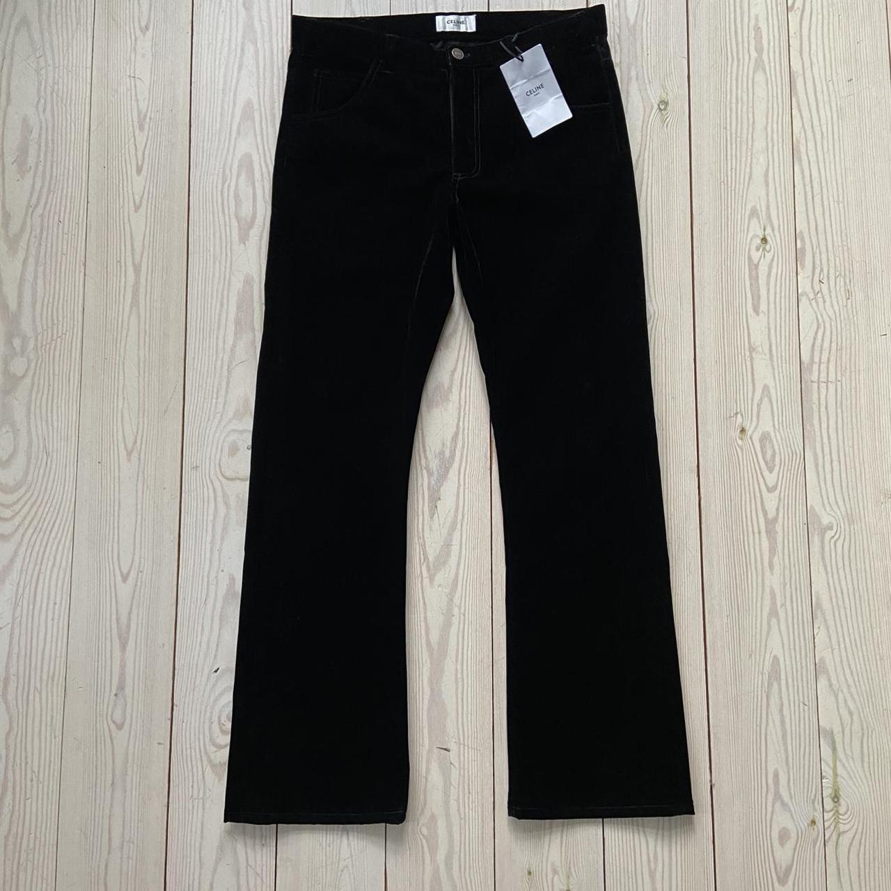 Celine flare denim pants black 25