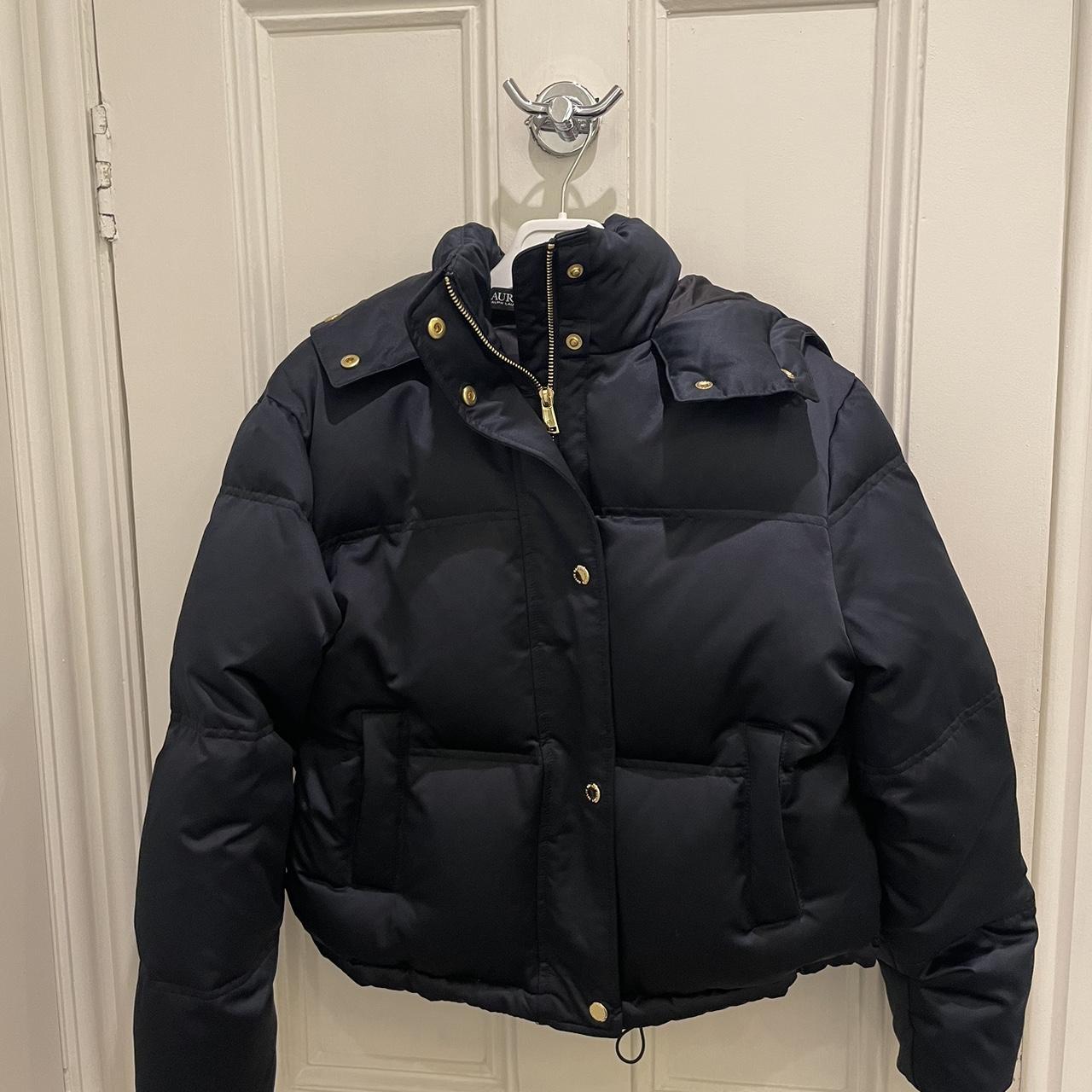 Ralph Lauren black puffer jacket Exceptionally... - Depop