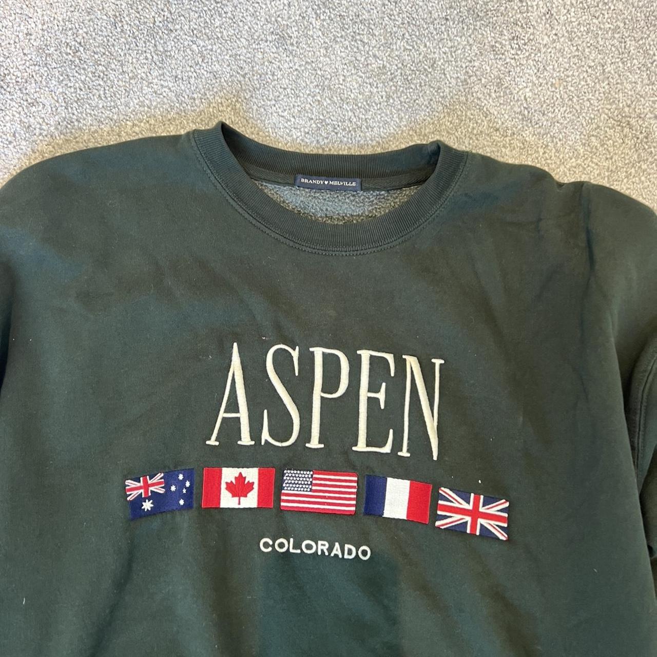 Brandy Melville oversized Aspen crewneck Depop