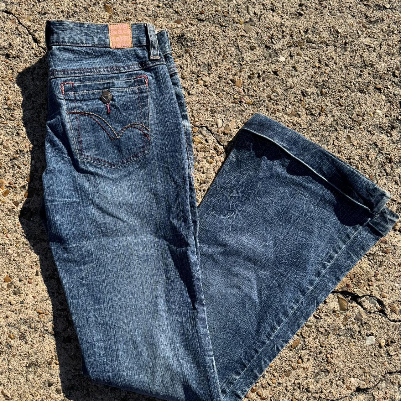 BRAND NEW mudd flare jeans #vintage #mudd... - Depop