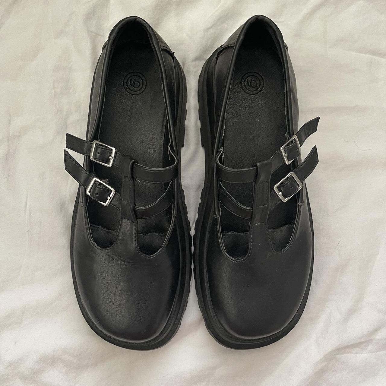 Urban Outfitters Women's Black Loafers Depop