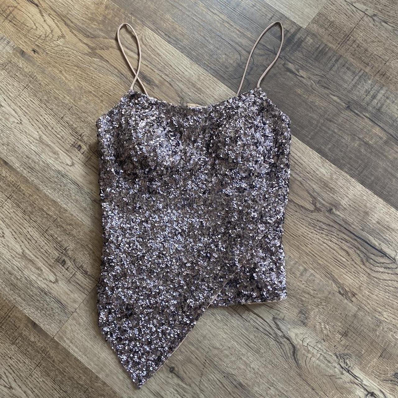 Cache Women's Blouse - Multi/Gold - S – Cache Y2K… - image 1