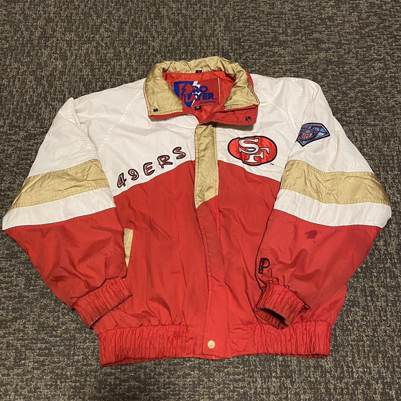 Vintage 90's San Francisco 49ers Windbreaker Jacket - Depop