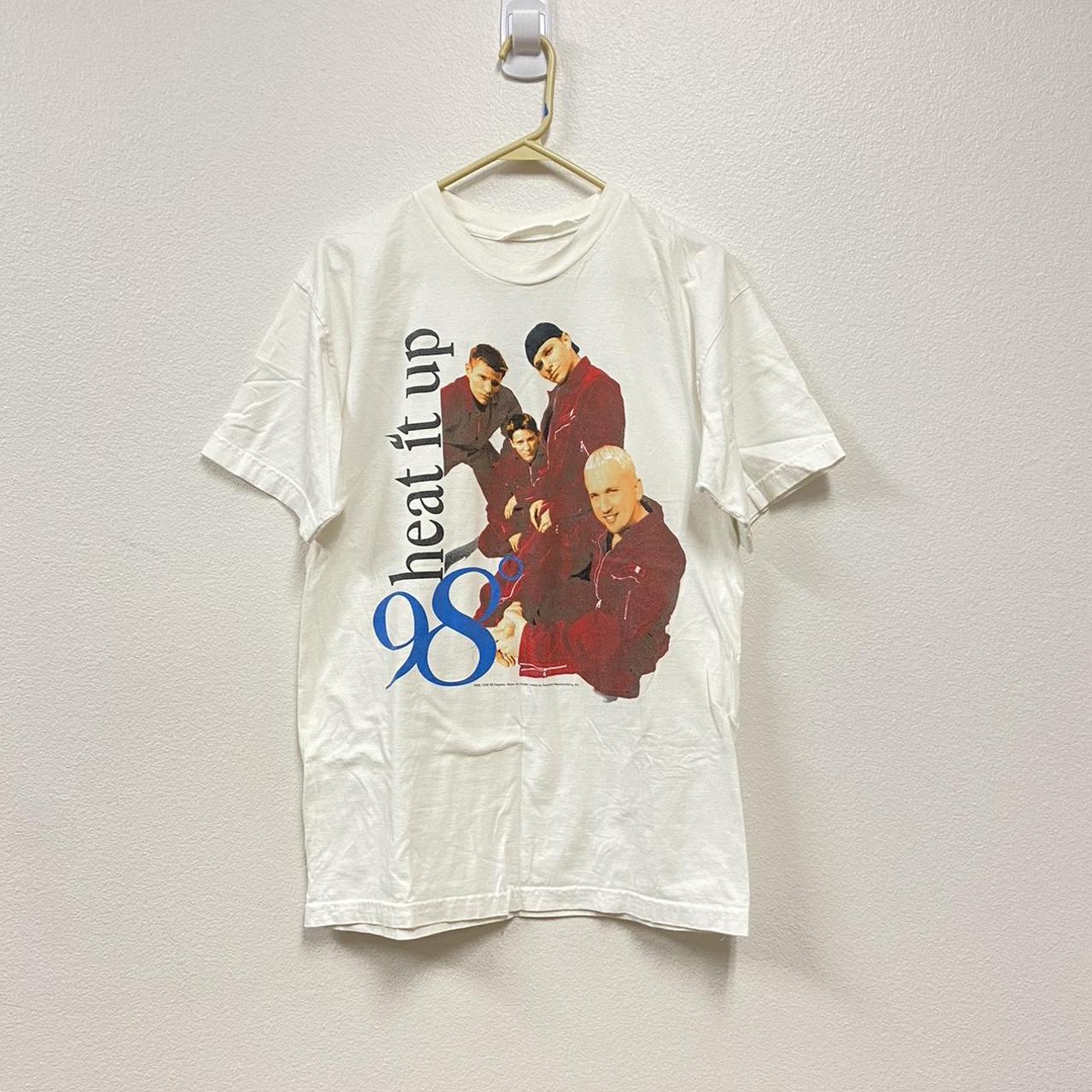 Vintage 1998 98 degrees boy band shirt! In sick - Depop