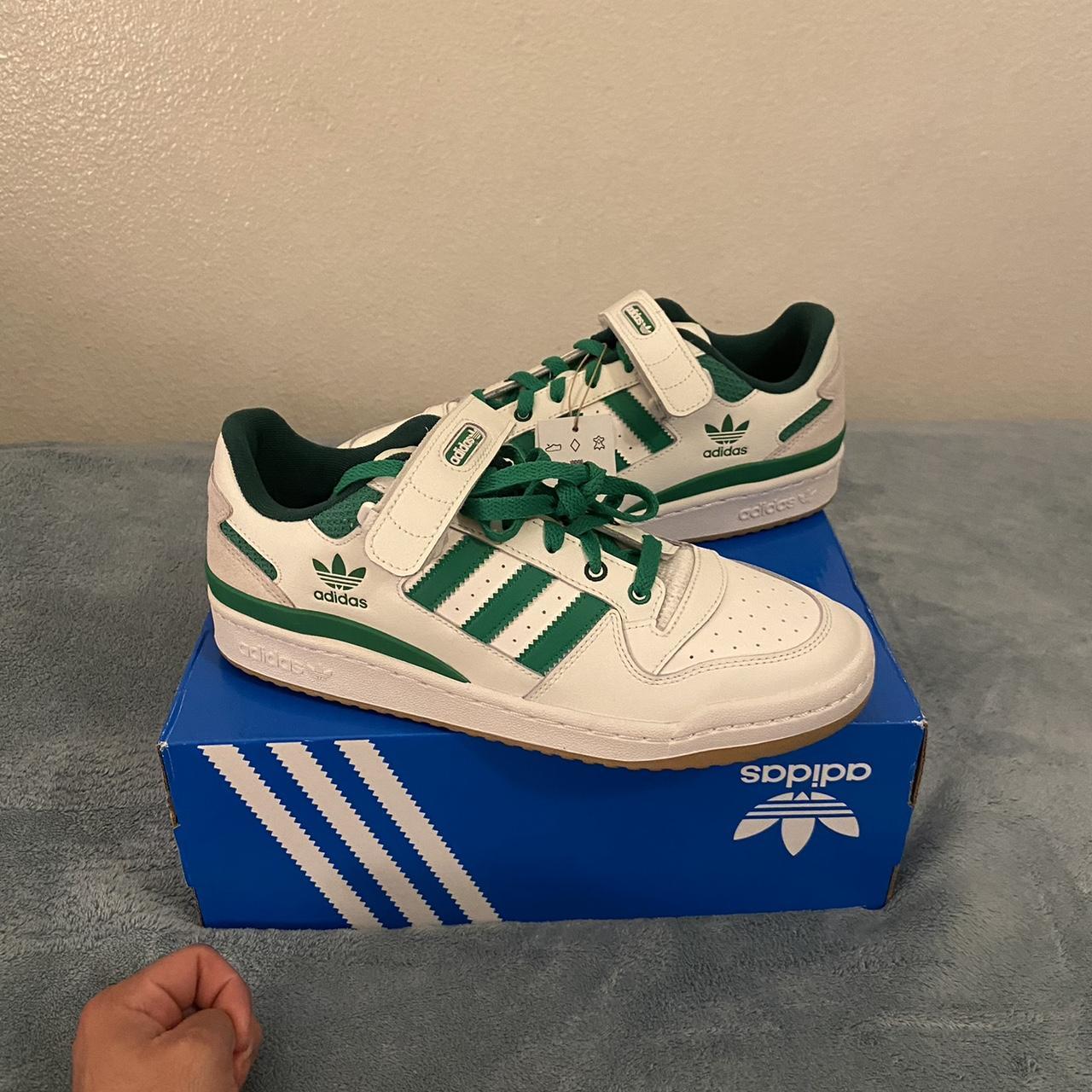 Brand new green Adidas Forum Low! Beautiful color... - Depop