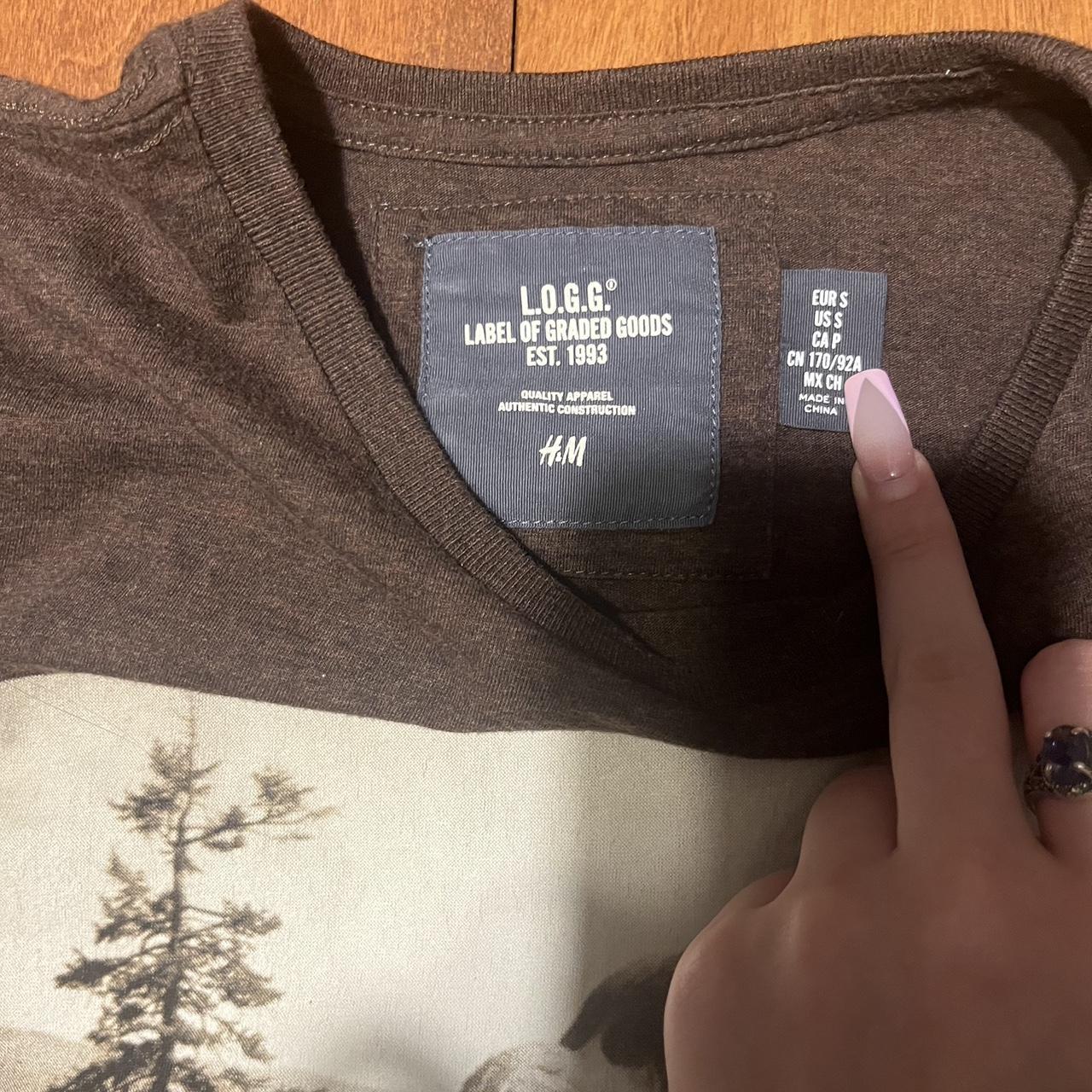 H&m logg t clearance shirt