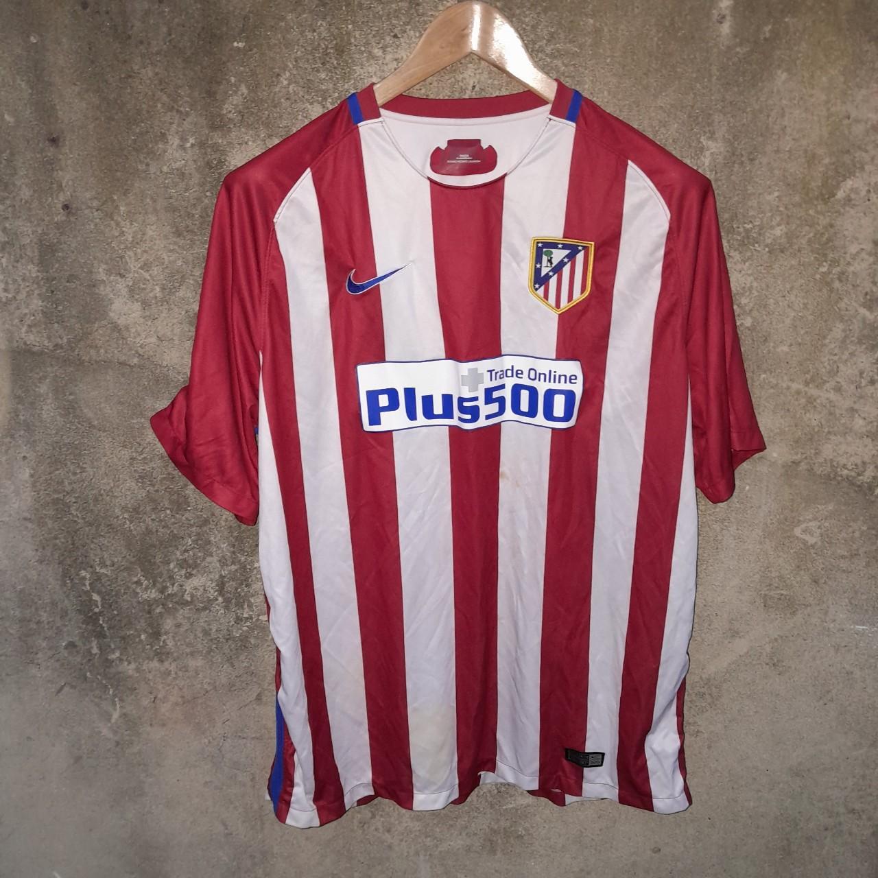 Atletico Madrid 2016-17 home football shirt /... - Depop