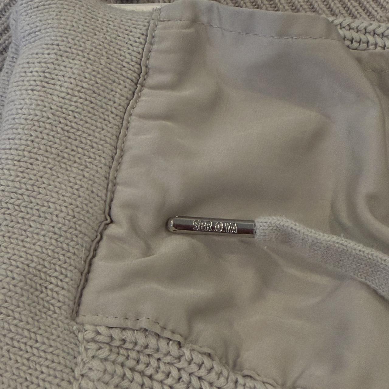 SER.O.YA Women's Sweater - Grey/Cream - XS – Grey… - image 5