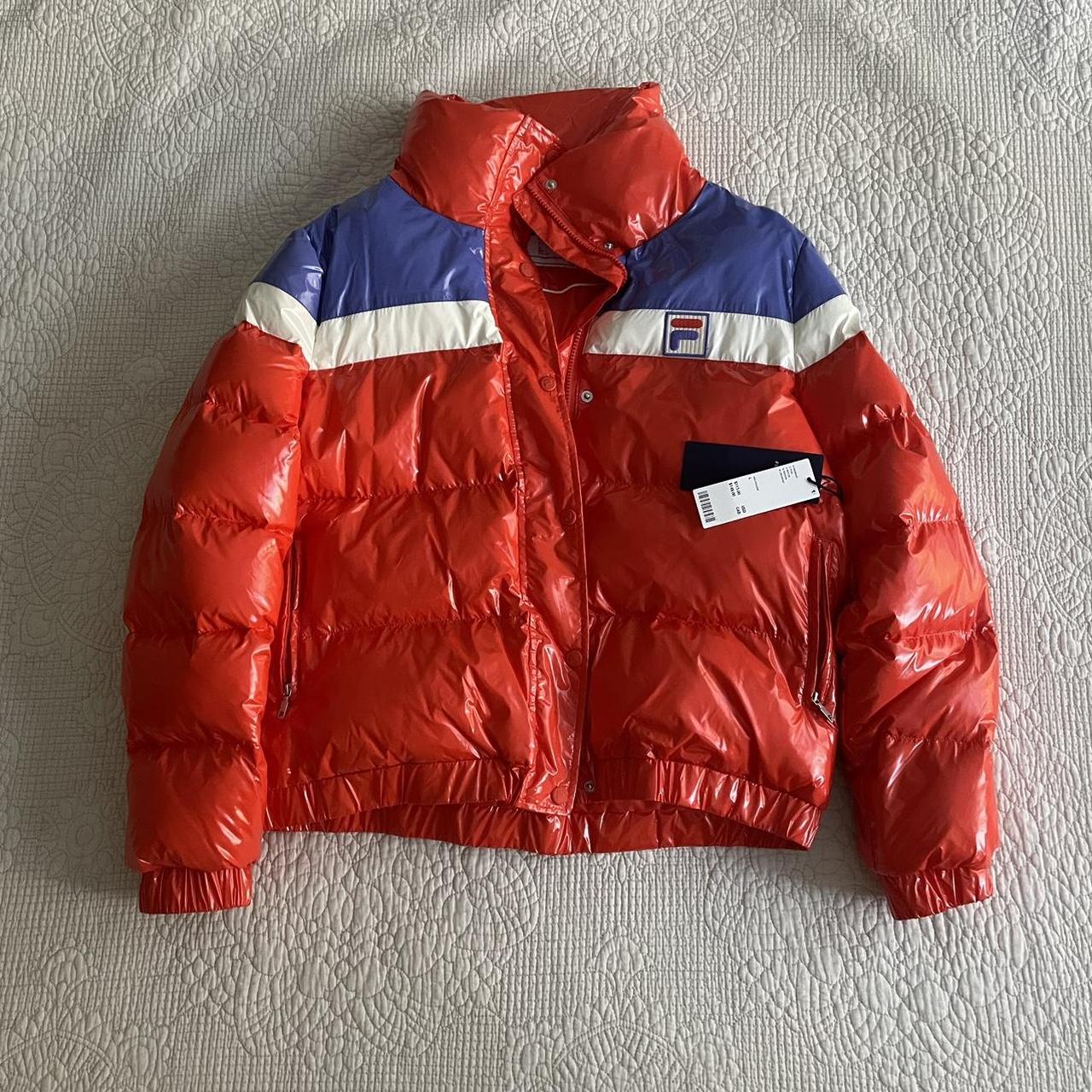 Fila red white top and blue jacket