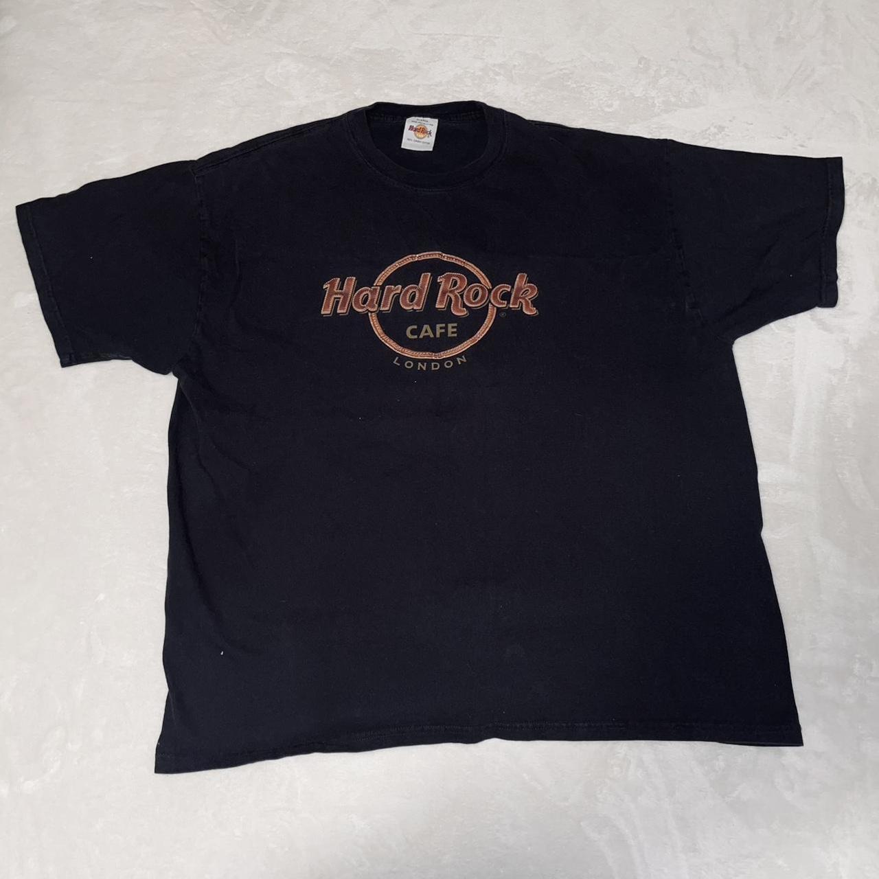 Hard Rock Cafe London Leather Graphic Tee Xl Unique - Depop