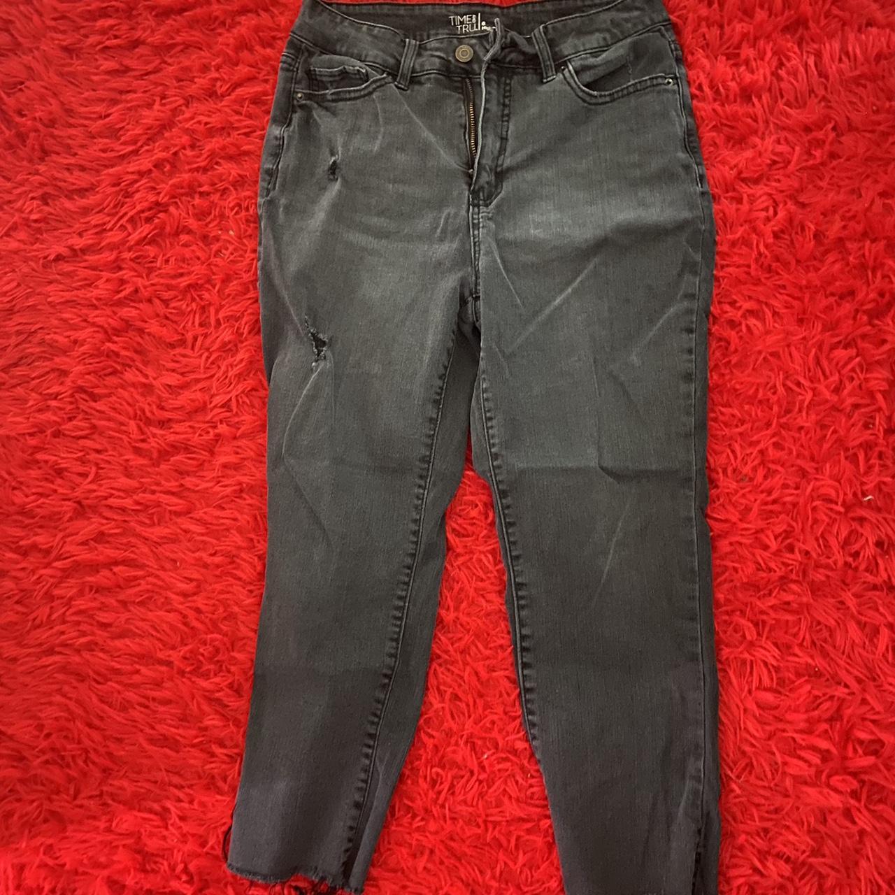 Time and Tru Women's Black Jeans Depop