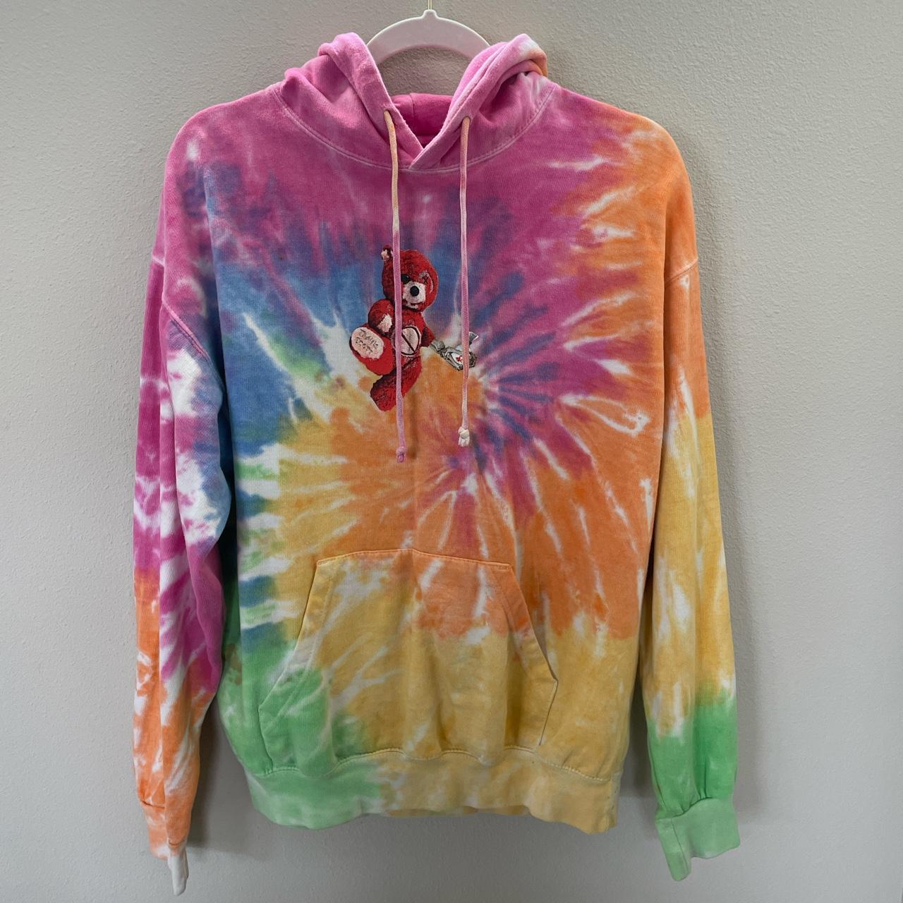 Travis scott purple on sale tie dye hoodie