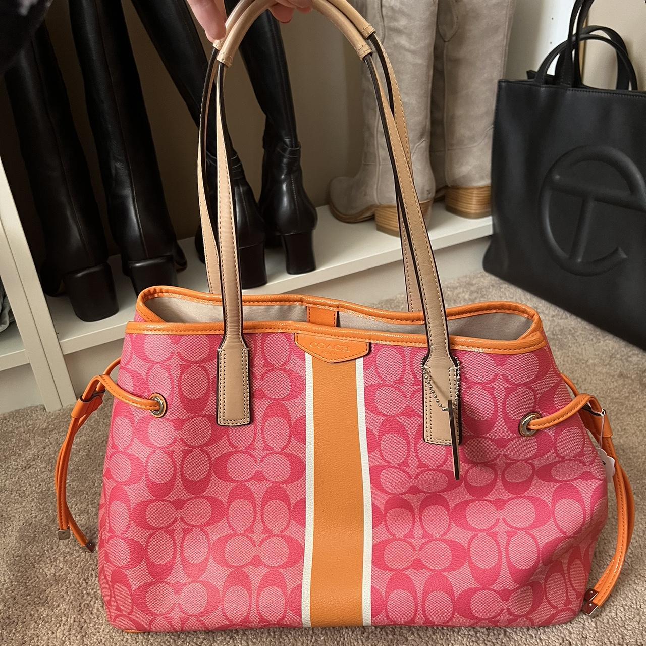 Coach Pink and Orange Purse: A Stylish Statement for Every Occasion