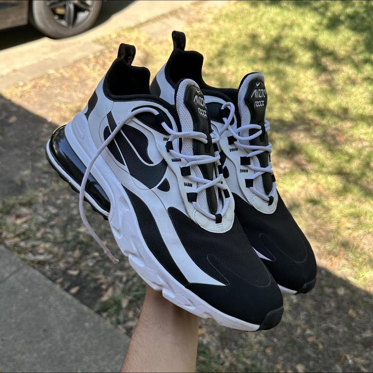 mens nike 270 react white