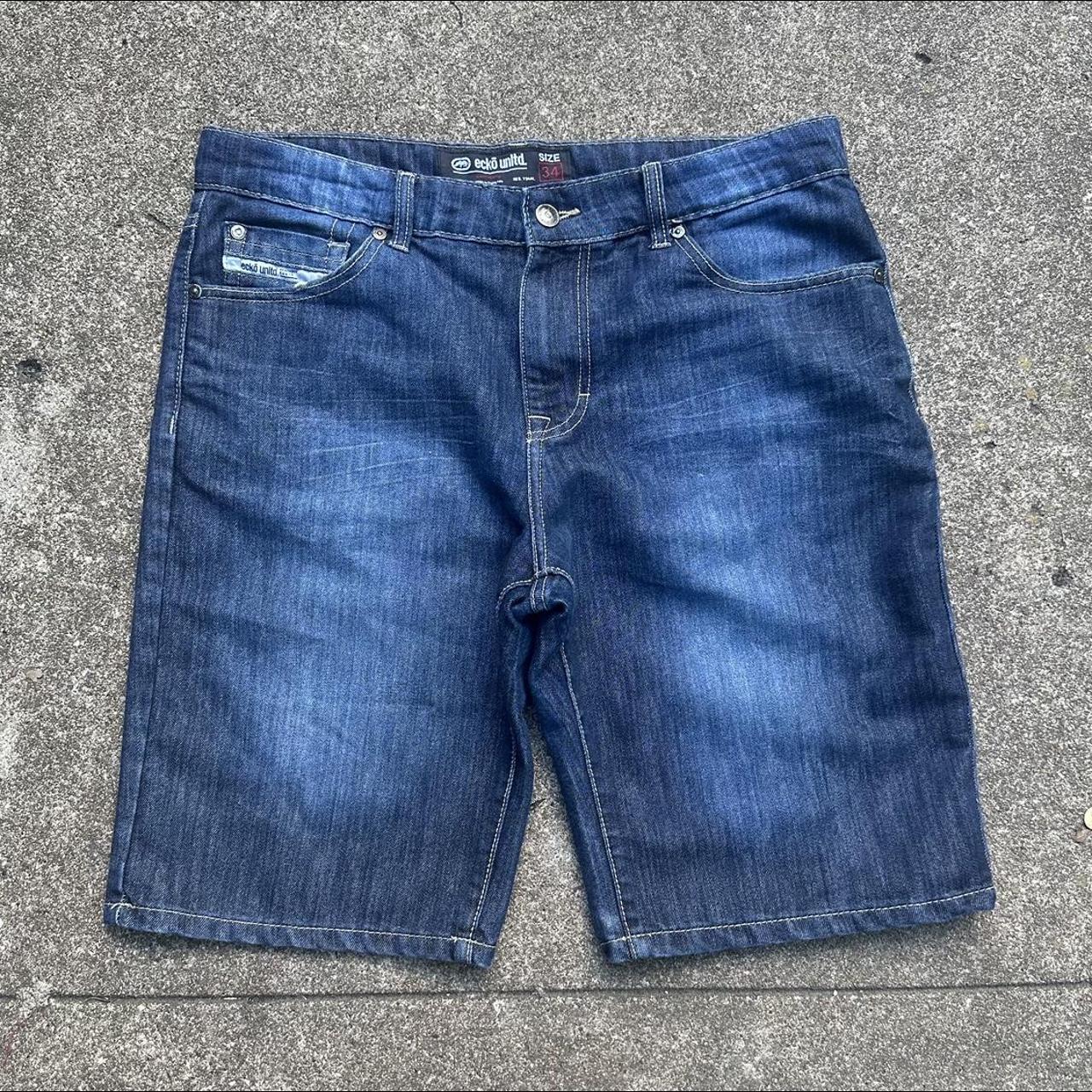 Cyber Y2K Ecko Unltd. Jorts • size 34” | leg... - Depop