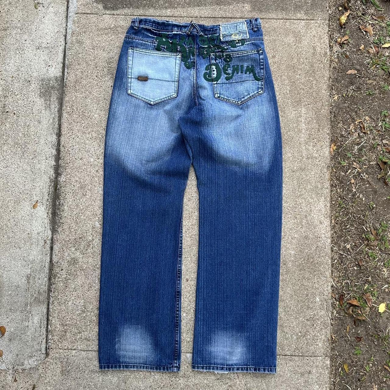 90’s Akademiks Demin Jeans • size 36”x34” / leg... - Depop