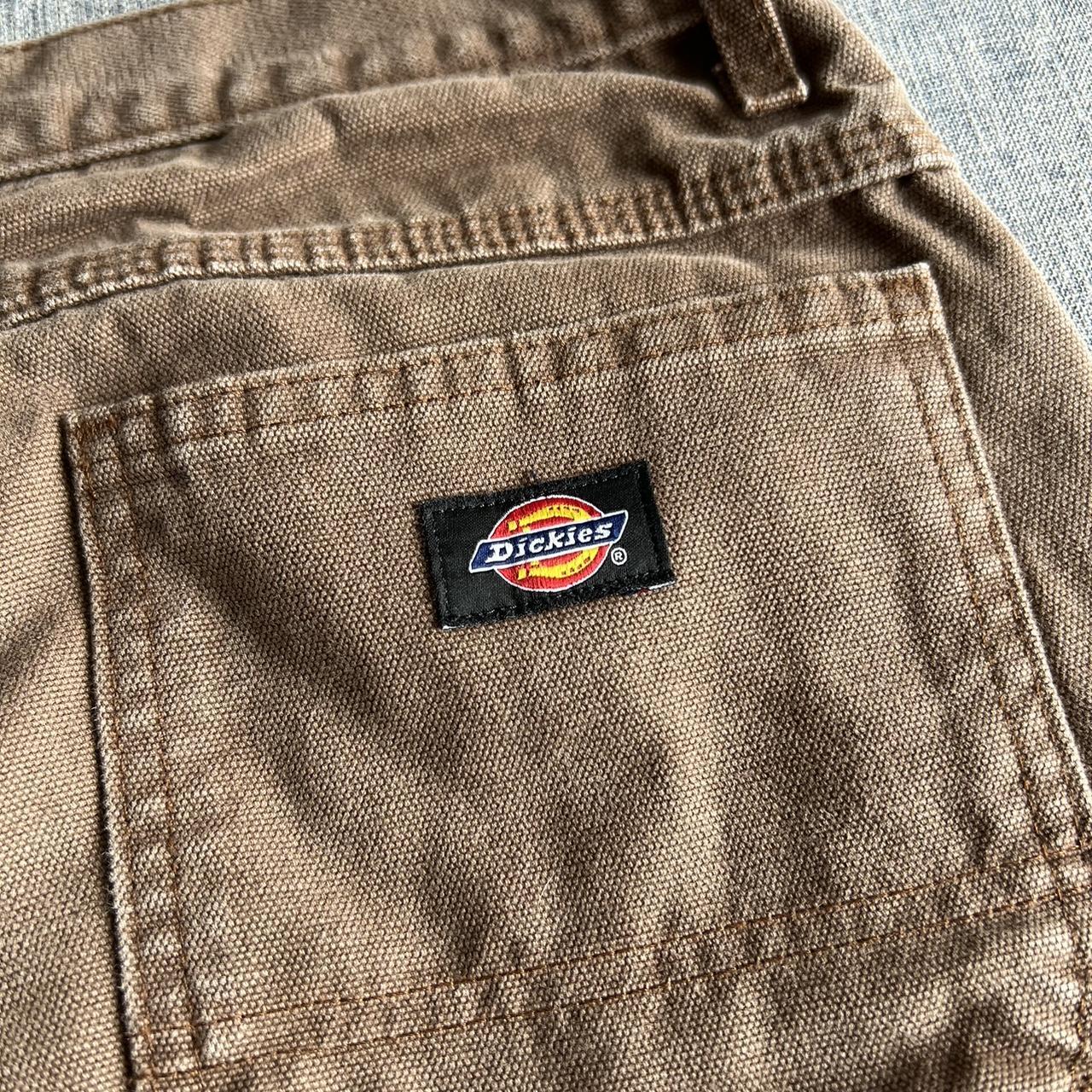 Vintage brown dickies - OG - well worn n washed - Depop