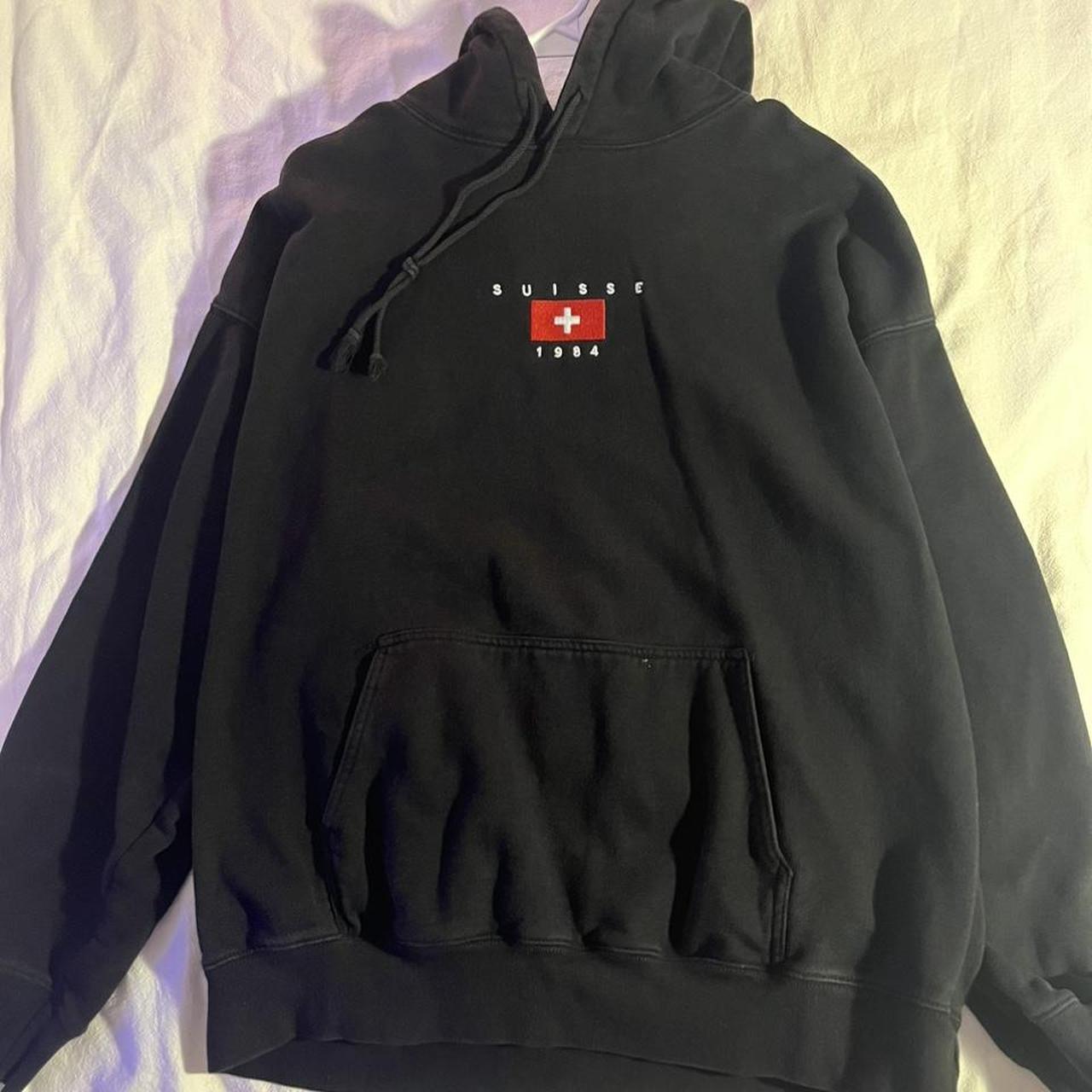 Brandy Melville oversized Women’s hoodie Black... Depop