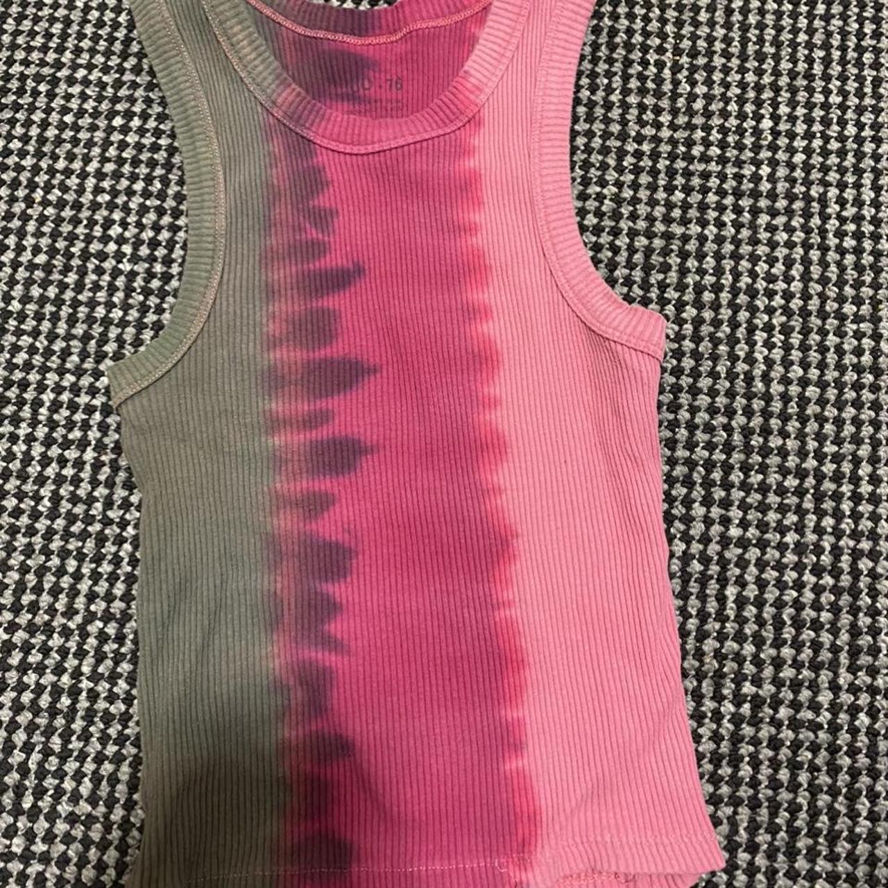 Tie dye crop top urban outfitters Size small Depop