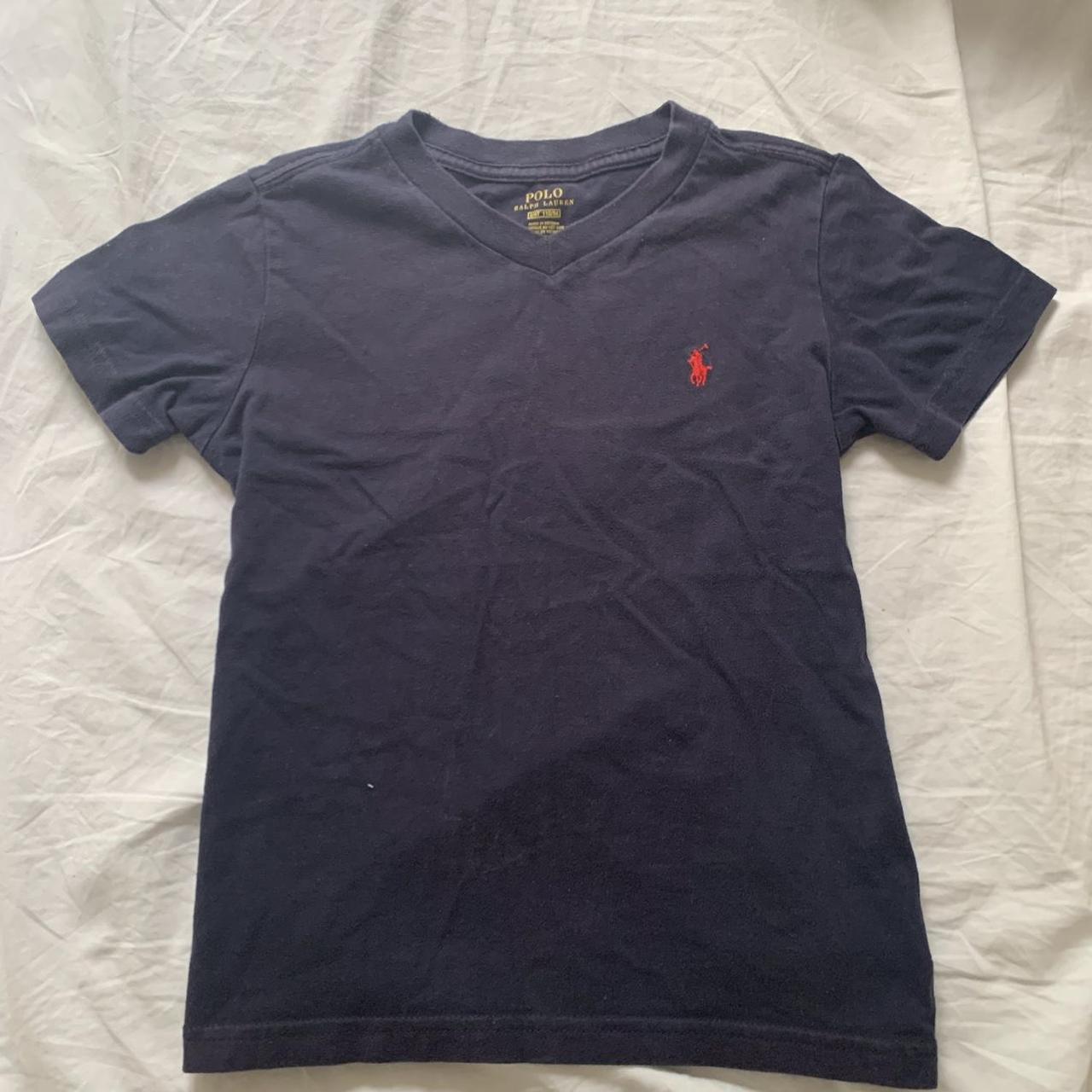 RALPH LAUREN BABY TEE, navy blue polo Ralph Lauren... - Depop