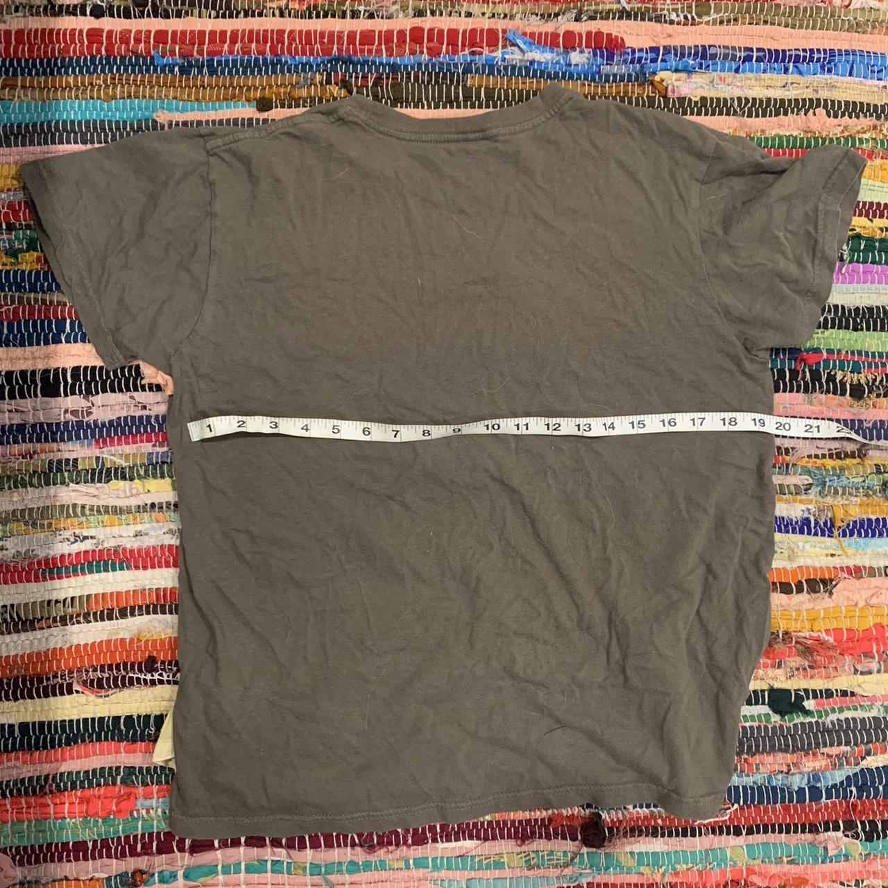 Women's Khaki and Green Tshirt Depop