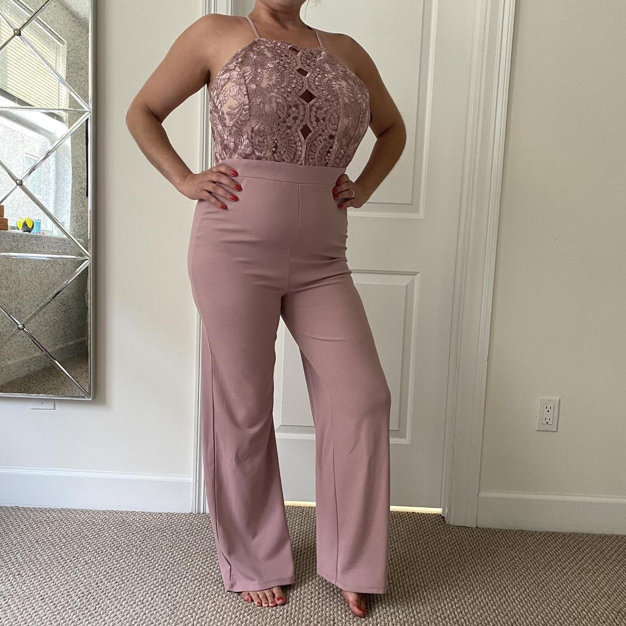 Light Mauve/Pink Lace corset,