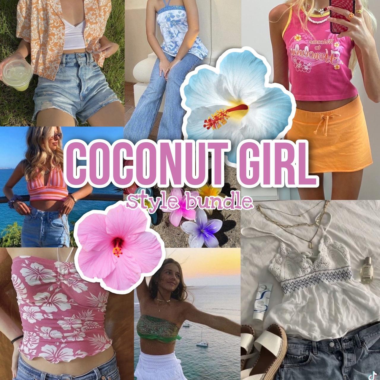 coconut girl style bundle ༄｡° prices + desc on... | Depop